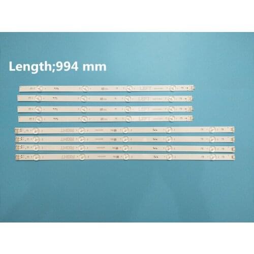 5set=40 PCS LED backlight strip for LG TV 49UJ630V 49LJ5500 NC490DUE-AAFX1-41CA GAN01-1294A-P1 GAN01-1295A-P1