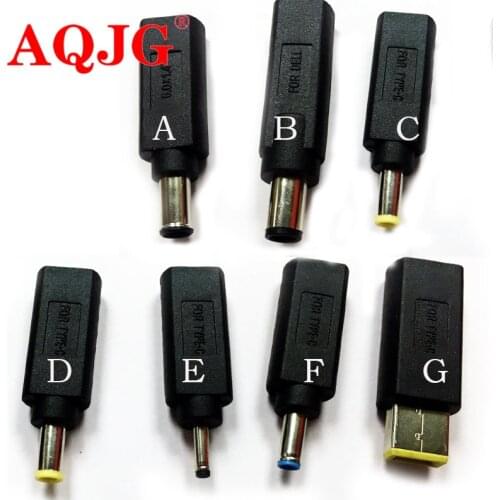 USB 3.1 Type C USB-C Female to DC 4.0 1.7mm /3.0*1.0 /7.4*0.6 Male Power Charge Adapter Connector Adaptor 4.0 mm/1.7 mm Type-c