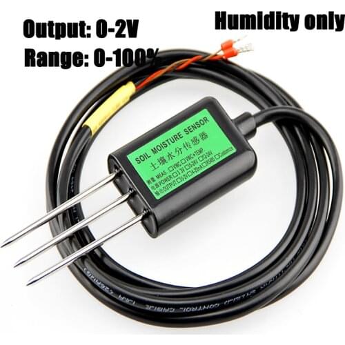 Free shipping New 1pc 0-100% Soil sensors 0-2V output soil moisture sensor best soil humidity sensor