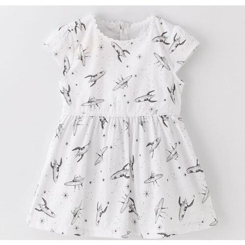Infant Toddler Kids One-piece A-Line Dresses for Girls Brand Cotton Summer Casual Dress Children Clothing Cute Baby Girl Clothes