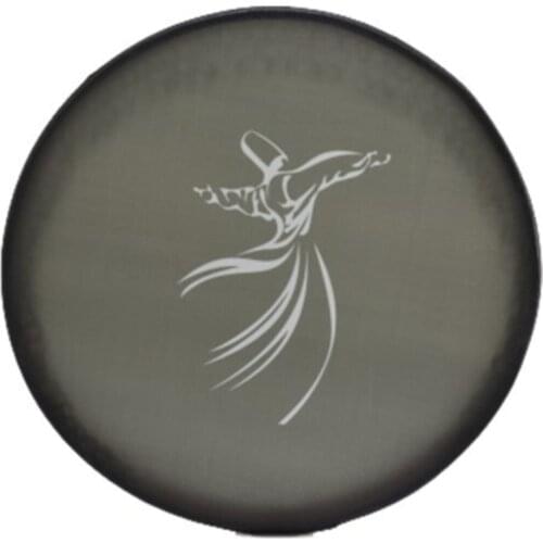 Black Erbane Sanded Leather Whirling Dervish Model Def Tambourine Traditional Authentic Regional Orginal High Quality Musical Instruments Percussion instruments