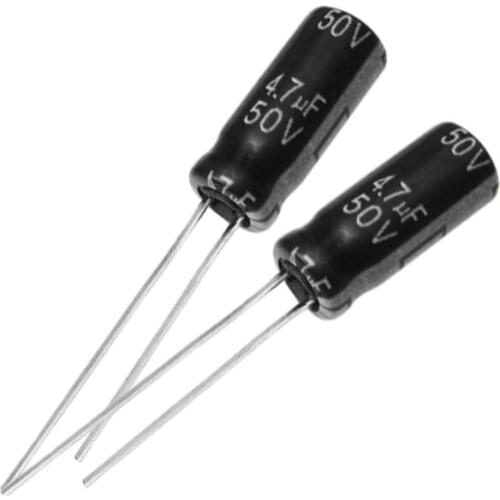 Electrolytic capacitor 4.7uf 50V 5x11mm Aluminum electrolytic capacitor 1000pcs/lot free shipping best quality