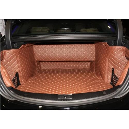 Good quality! Special trunk mats for Mercedes Benz Maybach S400 4MATIC 2016-2015 durable waterproof boot carpets,Free shipping