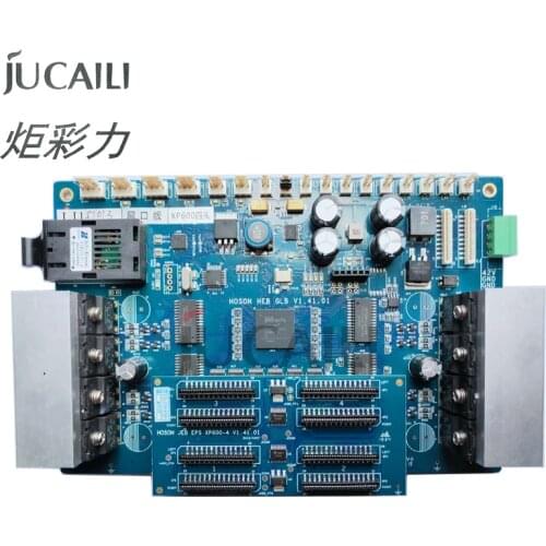 Jucaili hoson 4 heads carriage/main board for Epson xp600 printhead for Xuli Allwin flatbed 60x90/20x30cm printer board kit