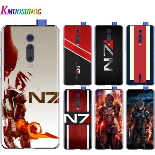 N7 Mass Effect For Xiaomi Redmi 9I 9T 9A 9C 9 Prime 8A 8 7A 7 6A 6 5 5A 4X PRO Plus Transparent Soft Phone Case