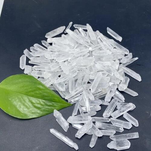 3-5cm Natural Clear Crystal White Quartz Cluster Points Pillar Column Terminated Wand Specimen Healing Reiki Mineral