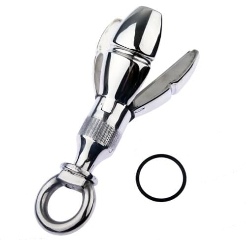 Open and Close Stainless Steel Anal Plug Erotic Bdsm Anal Expander Dildo Butt Plug Sex Toy For Men Women Stimulator Massage