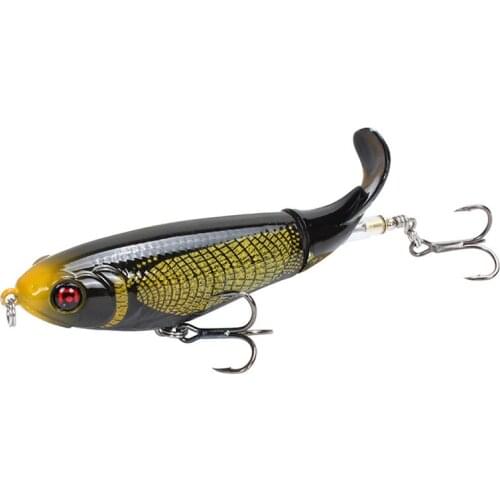 1PCS Floating Pencil Minnow Fishing Lures 105mm/17g Artificial Wobblers Smooth Rotation Tail Hard Bait Perch Fishing Tackle