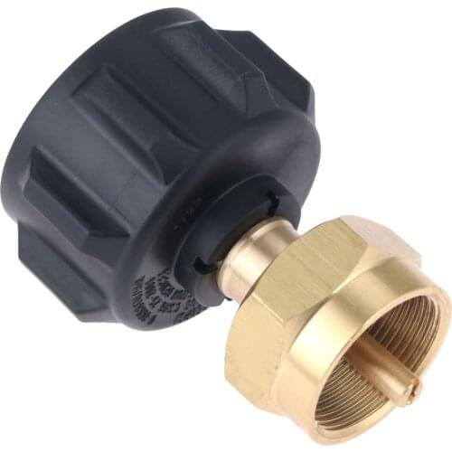 1Pc Regulator Valve Connector Propane Refill Adapter for QCC1 Type 1 Propane Tank and 1LB Gas Bottle Cylinder Outdoor BBQ Grill