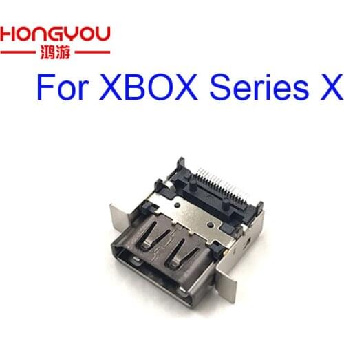 10pcs For Xbox Series SX HDMI-compatible Port Socket Interface for Microsoft XBOX Series X HDMI-compatible Port Connector