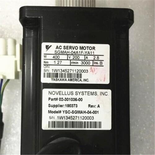 AC Servo Motor SGMAH-04A1F-YA11 Used Tested Working