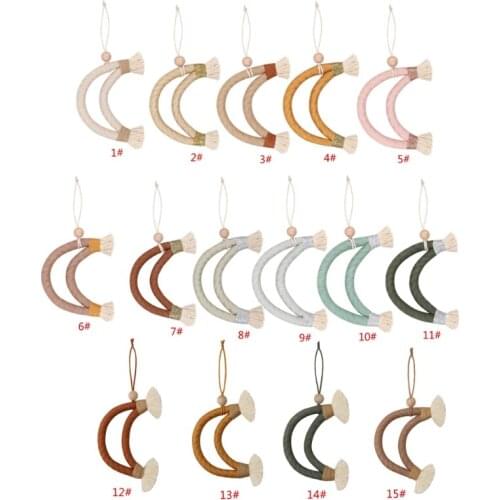 Nordic Moon Macrame Dream Boho Room Decor Room Decoration Macrame Wall Hanging Kids Room Nursery Gifts