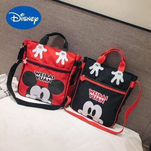 Disney 2021 children one-shoulder messenger bag cute cartoon printing boys and girls bag elementary school handbag tutoring bag