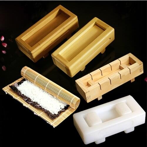 Thousand layer sushi mould Bamboo rice pressing mould Special flat pressing wooden roller shutter cooking Lasagna sushi tools