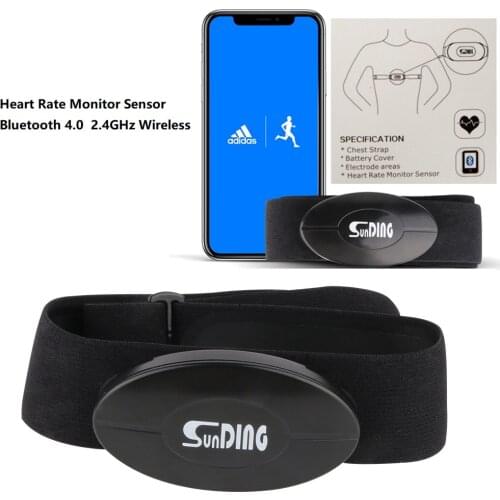 Sunding Smart Bluetooth Heart Rate Monitors Sport Equipment Chest Belt Wireless Exercise Heart Rate Band For Running and Cycling