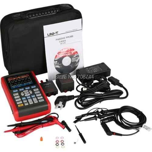 UNI-T UTD1050DL 3.5"LCD Digital Display Fully Auto Scale Oscilloscopes With Multimeter Handheld Digital Storage Oscilloscopes