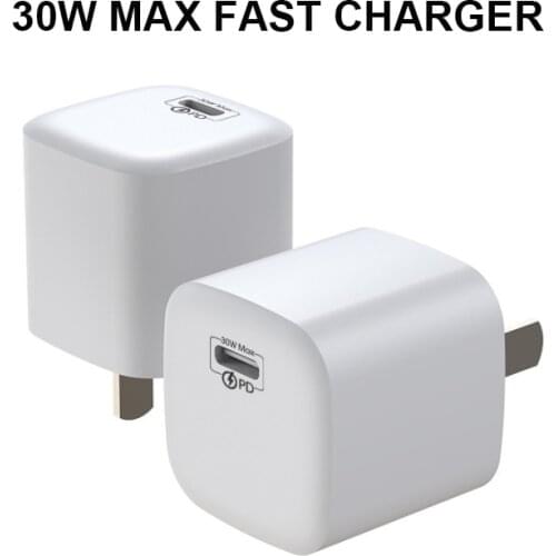 USB C PD30W Phone Charger QC3.0 USB Type C Fast Charging For Xiaomi Wall Travel PD Charger For iPhone 12 Accessorie