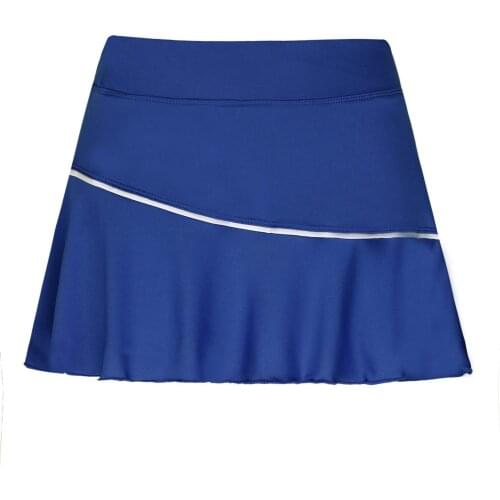 Women Casual Tennis Skorts Sportswear Pure Color Elastic Waist Sports Skirt with Built-in Shorts Badminton Golf Workout Clothing