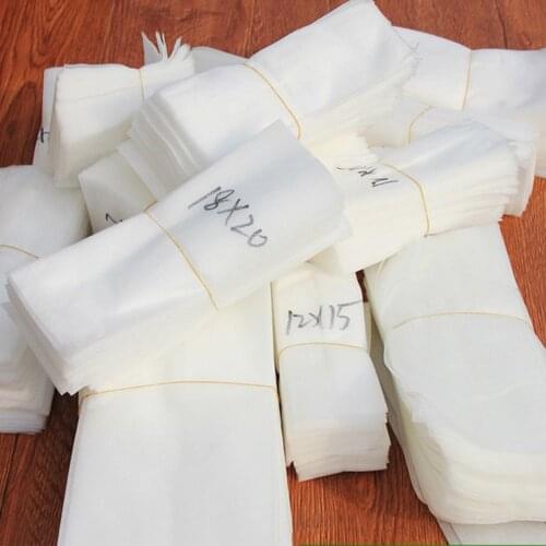 100PCS Non Woven Nursery Bags Plant Biodegradable Grow Bags Fabric Seedling Pots Bags For Home Garden 8 Sizes