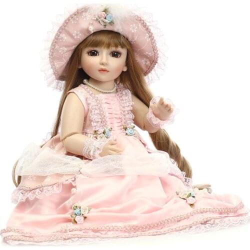18" dolls Like Ameri girls dolls beautiful Princess Doll Girl Toys high-end gifts P