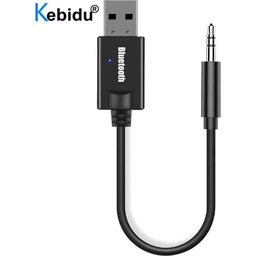Car Kit 3.5MM Jack AUX Bluetooth Receiver 4.2 Wireless Audio MP3 Music Adapter for Car FM Radio MP3 Player PC TV Speaker