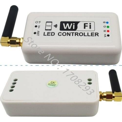 Wireless WiFi RGB LED Strip Light Controller for Android System And IOS System Wireless WiFi LED Controller