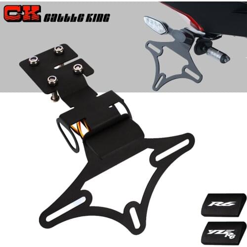 For Yamaha YZF R6 YZF-R6 YZFR6 2017 2018 2019+ Motorcycle Tail Tidy License Plate Holder Fender Eliminator Accessories