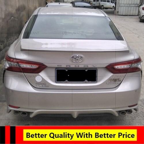 UBUYUWANT For Toyota CAMRY Spoiler 2017 2018 2019 2020 High Quality ABS Material Car Lip Wing Primer Color Rear Spoiler