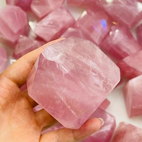 Natural Rose Quartz Crystal Irregular Healing Mineral Decor 300-400G
