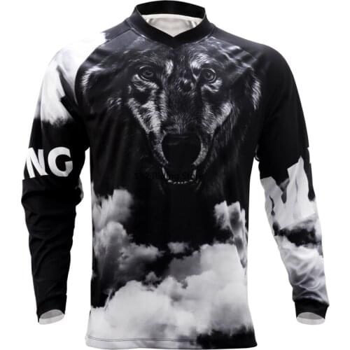 New Mountain Bike Motocross Jersey BMX DH MTB T Shirt Clothes yellow Motocross