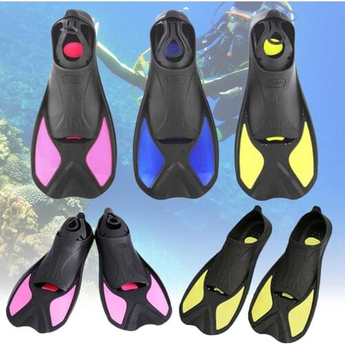 Snorkeling Diving Swimming Fins Adult/kids Flexible Comfort Swimming Fins Submersible Foot Children Fins Flippers Water Sports
