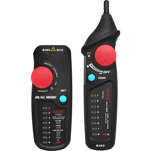 LAN Network Cable Tester FWT82 Dual Mode Detector Line Finder Telephone Wire Tracker Tracer Diagnose Tone Tool Kit