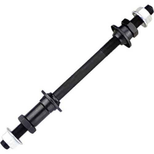Lengthened 240mm Mountain Bike Snow Bike Bicycle Hubs Rear Axle Refitted Solid Axle Rear Axle Bicycle Accessory Axle