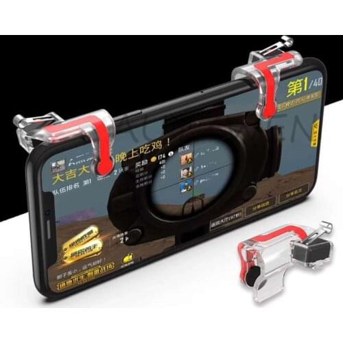 Universal Game Trigger Fire Button Smartphone Mobile Joystick Game L1 R1 Shooter Controller PUBG / Survival Rule / Arbor Output