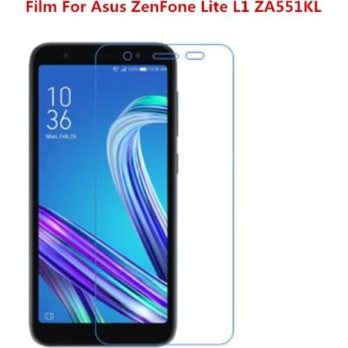 1/2/5/10 Pcs Ultra Thin Clear HD LCD Screen Protector Film With Cleaning Cloth Film For Asus ZenFone Lite L1 ZA551KL