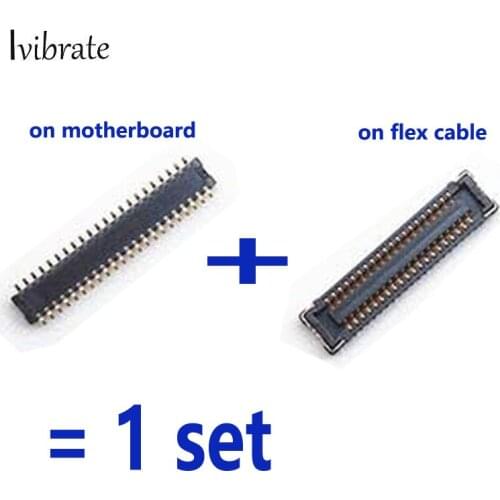 1 SET FPC connector For oppo r9 r9m LCD display screen FPC connector on motherboard mainboard/on flex cable For oppo r 9 r9tm