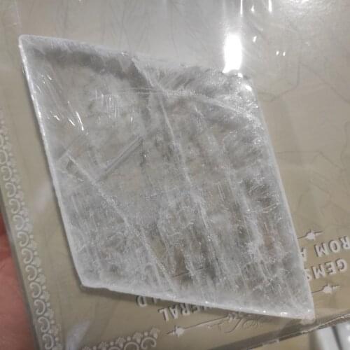 1pcs Natural White Selenite Gypsum Rough Mineral Specimen Healing Crystal Shape Stone