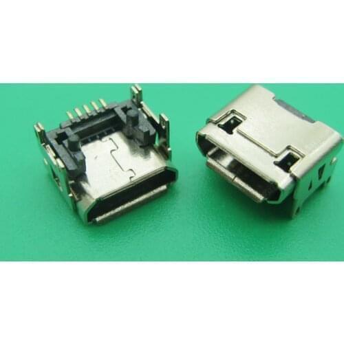 2-100x 5pin Micro USB Jack connector charging Port plug socket female for Western-Digital External Hard Drive etc Data Connector