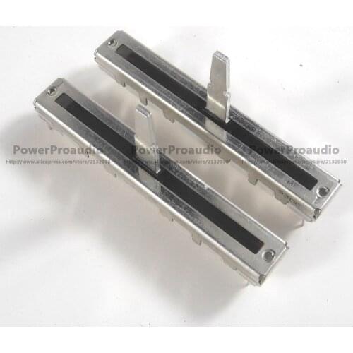 2PCS FOR ALPS 6CM B10KX2 10K DJM600 600 439C-10KBX2 Dual-unit Slide Potentiometer