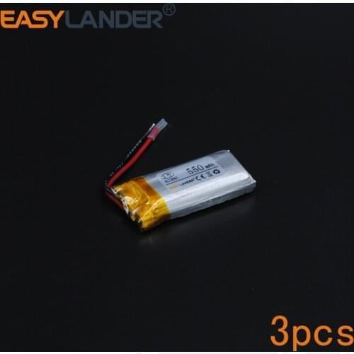3pcs/Lot 3.7V 550mAh 811840 Rechargeable li Polymer Li-ion Battery For bluetooth headset mouse Bracelet Wrist Watch Mp3 Mp4