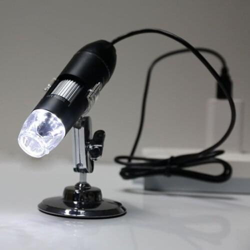 3-in-1 1600X USB Microscope OSX Windows PC Type-C Micro-USB Cell Phone Magnifier