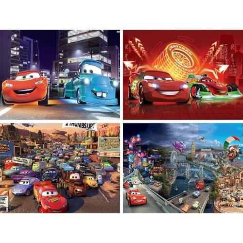 Disney Diamond Painting New Arrivals Racing Cars Cartoon Full Drill Champion McQueen Hobby Art Set 5D DIY Mosaic Kits Home Decor