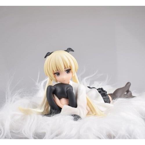 Anime Yosuga no Sora Kasugano Sora Hold The Rabbit PVC Action Figure Toys Collection Model Car Room Decoration Gifts for Kids