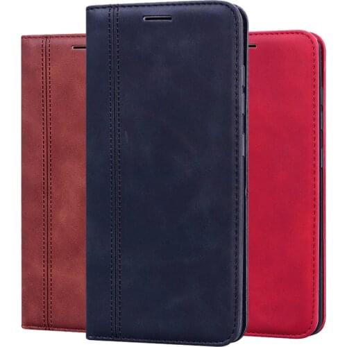 Case For Motorola G8 Power Leather Wallet Flip Cover Vintage Magnet Phone Case For Moto G8 Power Coque