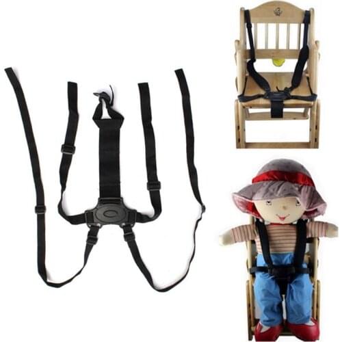 Child Tricycle Baby Stroller Seat Belts Dining Chair Bandage Buggiest Five Point Safety Belt