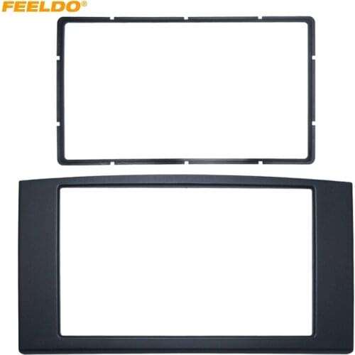 FEELDO Car Audio Radio 2Din Fascia Frame For Toyota Reiz Stereo Plate Trim Panel Dash Installation Mount Kit #MX2287
