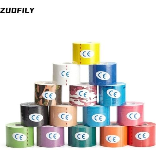 Kinesiology Tape Athletic Recovery Self-adhesive Elastic Bandage Medical Muscle Pain Relief Knee Pads Protector Muscle Bandage