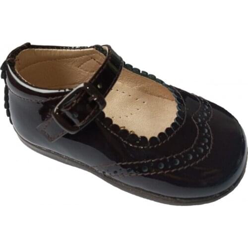 Patent leather goods with Roly Poly buckle