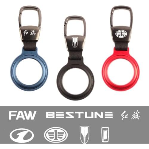 Magnetic Metal Protective Airtag Case car Keychain For FAW Group Besturn Junpai Bora Jinn Vita Xiali Hongqi car accessories