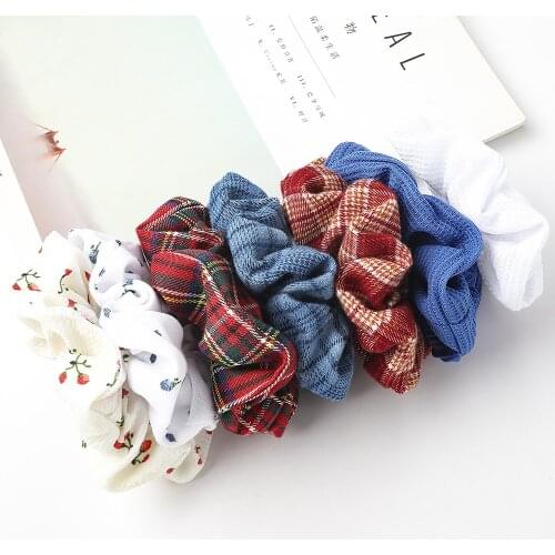 Fashion Simple Basic Elastic Hair Bands Ponytail Holder Scrunchie Sweet Hair Tie Rope Hair Accessories For Girl Women Lady